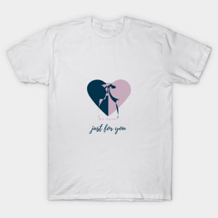 Couple, love, tenderness, valentine's day desigh T-Shirt